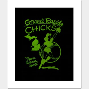 Grand Rapids Chicks 'S Baseball Team Posters and Art